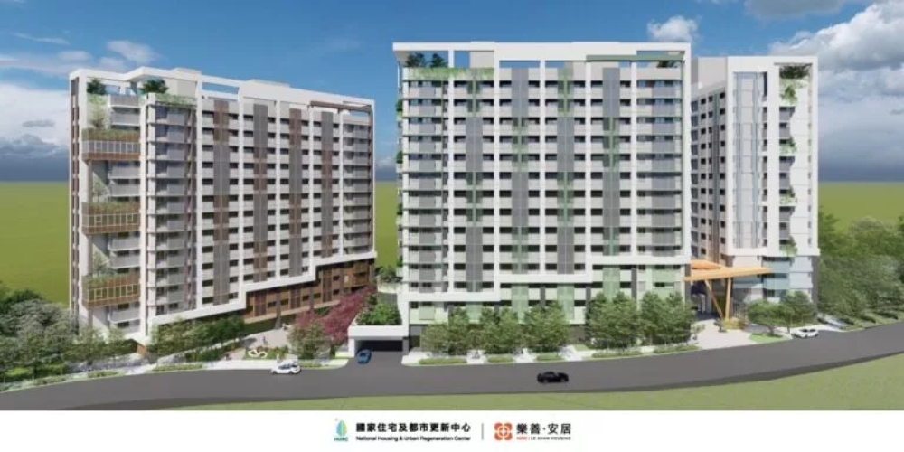 「樂善安居」未來建物模擬圖